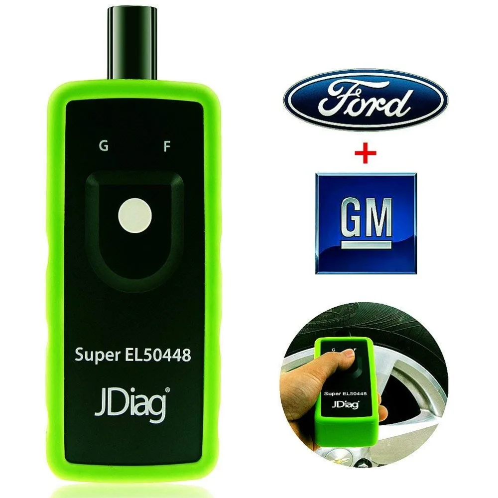 JDIAG FasTPMS Super Auto Tire Pressure Monitor Sensor TPMS Relearn Reset Activation Tool for G M Vehicles and F ord Vehicles