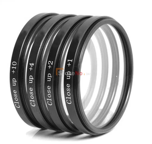 67mm Macro lens Close-Up +1 +2 +4 +10 Filter Kit for Can&n T4i T3i 7D 50D 60D 18-135mm 17-85mm Nik&n D90 D5100 D700018-105 Lens photo