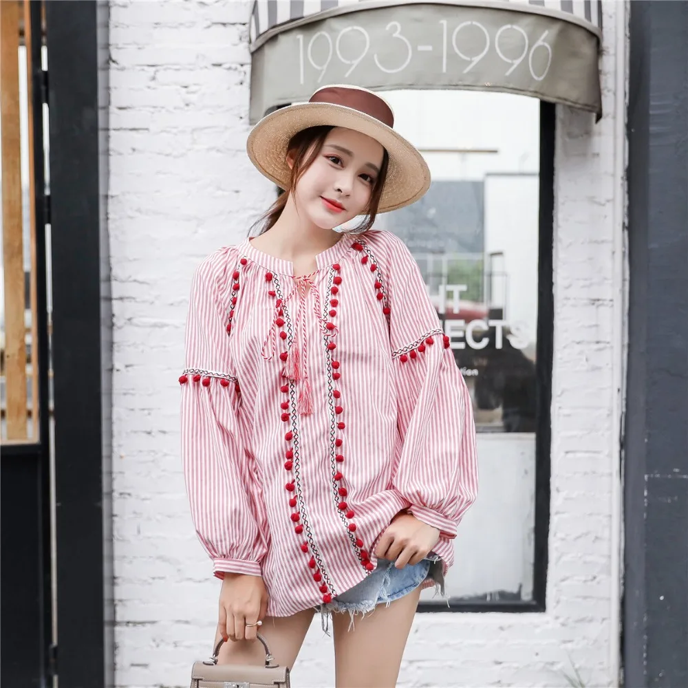 Новая блузка blusas кимоно в европейском стиле Женская хлопковая с вышивкой