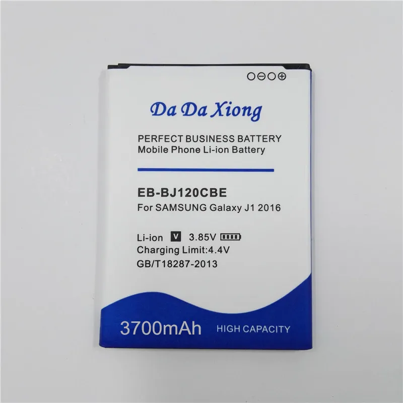 Аккумулятор для Samsung Galaxy J1 2016 3700 мАч версия J120F Express 3 J120A J120T J120 EB BJ120CBE|battery for