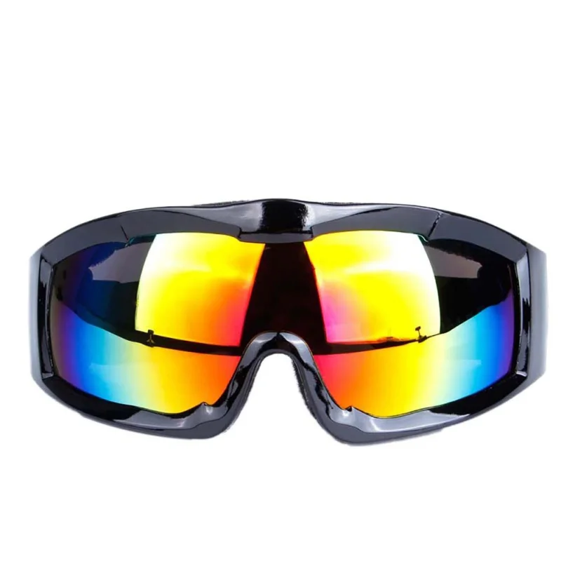 Лыжные очки для женщин и мужчин однослойные сферические поверхности PC UV 400 защитные линзы ветрозащитные регулируемые спортивные очки - Цвет: B