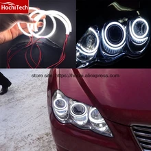 HochiTech ультра яркий SMD белый светодиодный ангельские глазки halo ring kit daytiem ходовой светильник DRL для Toyota Mark X Mark-X REIZ 2004-2009