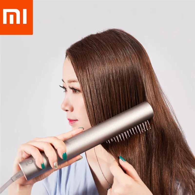 

Reepro Portable Multifunctional Electric Dry Hair Styling Comb Large Air Volume Anti-scaling Comb Rotating Hair Brush