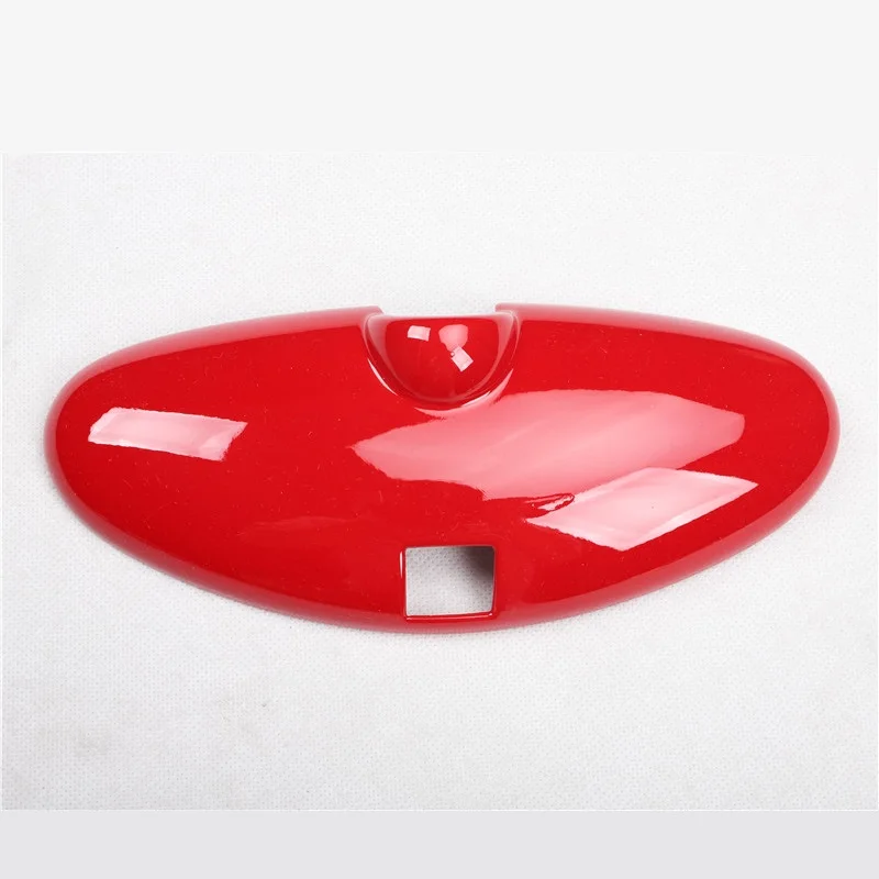 Пластиковые накладки на зеркало заднего вида для салона автомобиля, стильные накладки для Smart fortwo 2009 2010 2011 2012 2013 - Название цвета: Красный