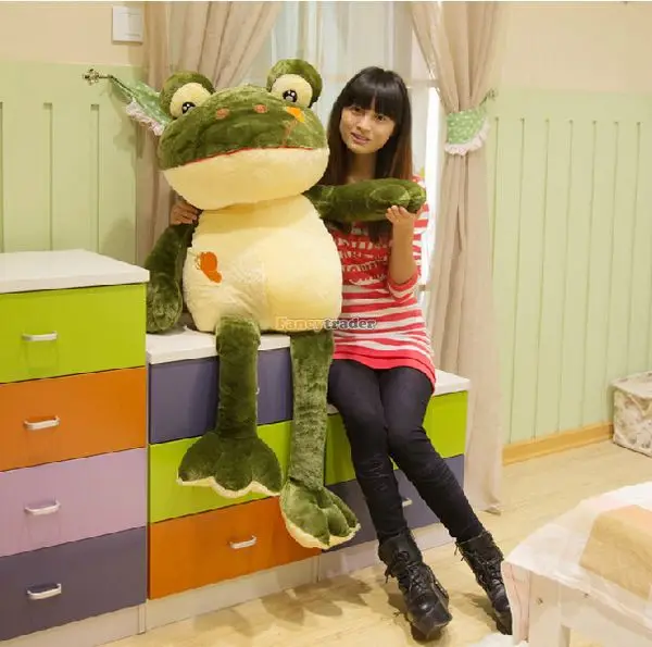 Fancytrader The Biggest 47'' / 120cm Giant Stuffed Soft Plush The Frog Prince Toy, Great Gift for Kids, Free Shipping FT50269