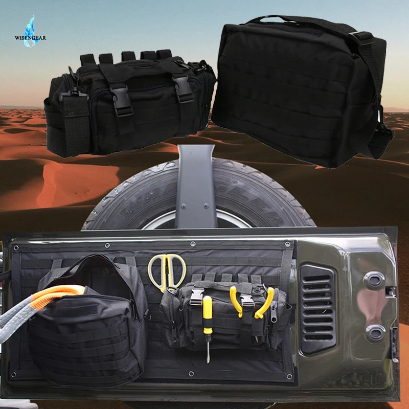 WISENGEAR Мульти Карманный Набор инструментов для хранения крышка багажника карго