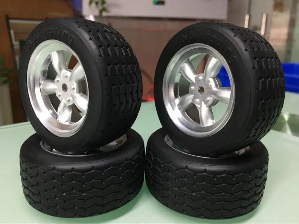 

Original HPI 1/10 On Road Drift Tire Set for Sakura Henglong Kyosho HPI Nitro RS4 3 Evo+ Sprint SPORT 4pcs