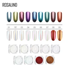 Rosalind Звездный лак для ногтей 7 цветов голографический лазер для ногтей блестит пыль маникюр Дизайн ногтей блестящие украшения нужен Гель-лак