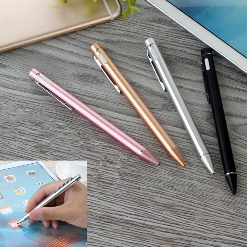 

Fashion Universal Active Capacitive Touch Screen Drawing Stylus Pen for iPhone Ipad Samsung Xiaomo Huawei Tablet PC Pencil