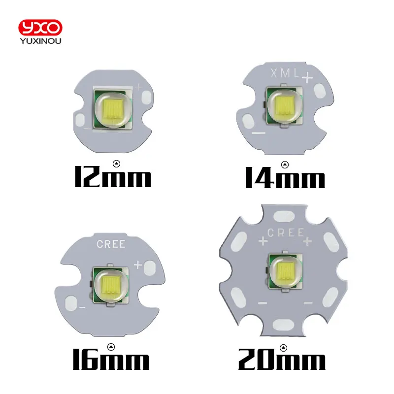 1 шт. CREE XML XM L T6 LED U2 10 Вт белый светодиодный эмиттер высокой мощности с печатной