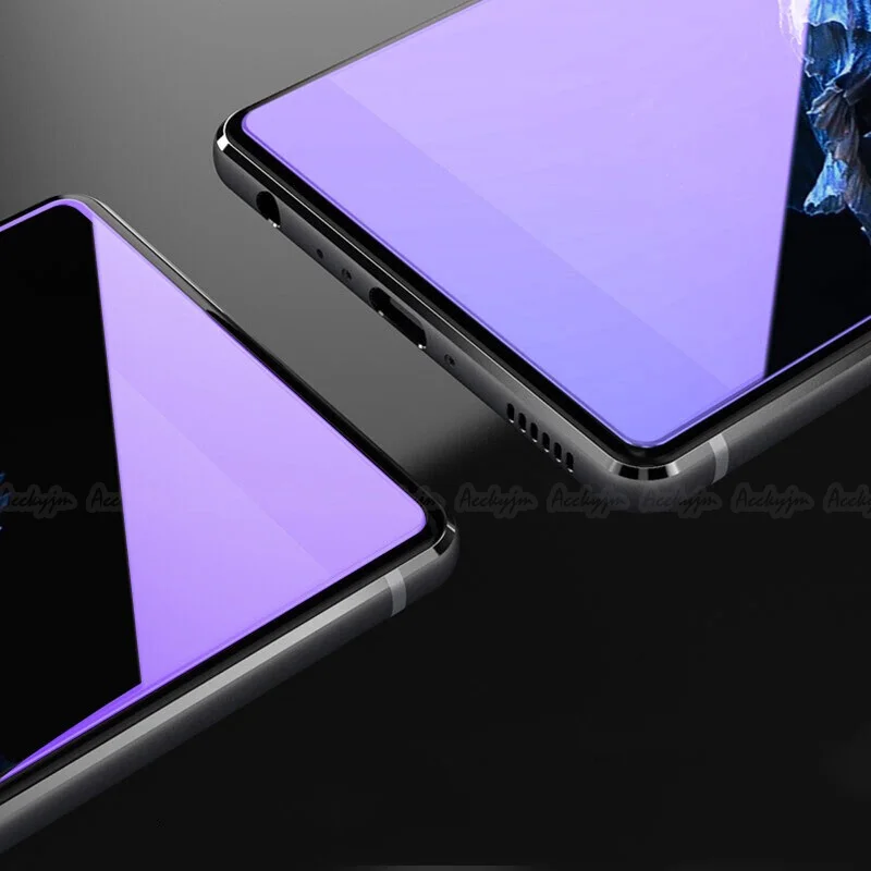 100 шт для huawei P30 P20 Lite Pro P Smart Plus mate 20X20 Lite Nova 5 5i Pro защита экрана из синего закаленного стекла