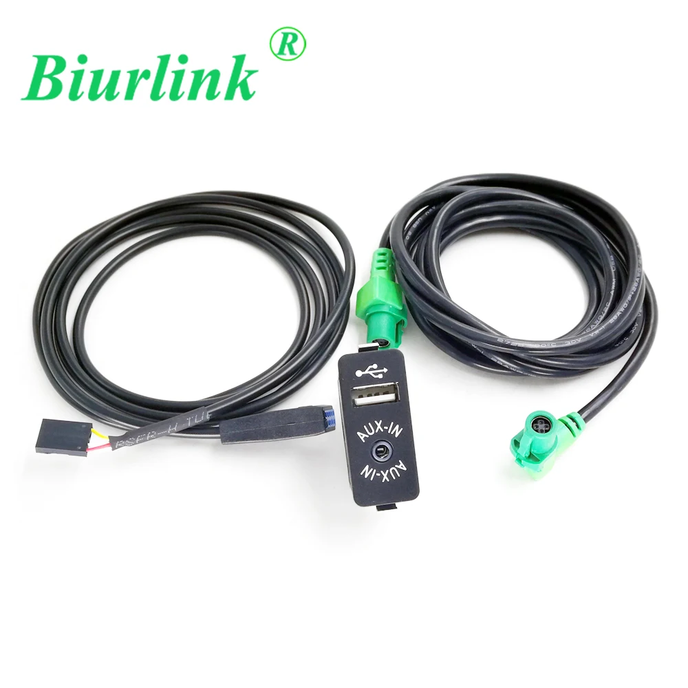 Сменный автомобильный адаптер с разъемом USB Biurlink AUX для BMW E46|Кабели адаптеры и