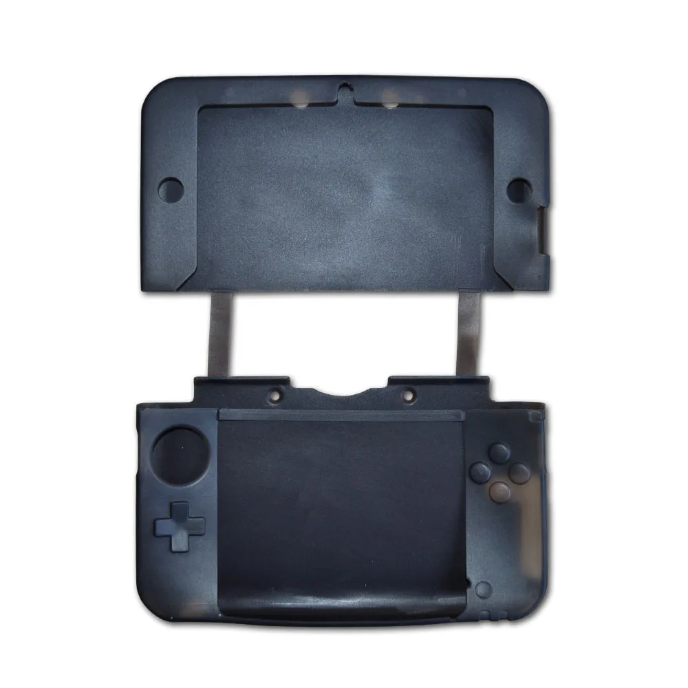 Solid black Color Silicone Soft Gel Protective Case Cover for New Nintendo 3DS XL/LL black color