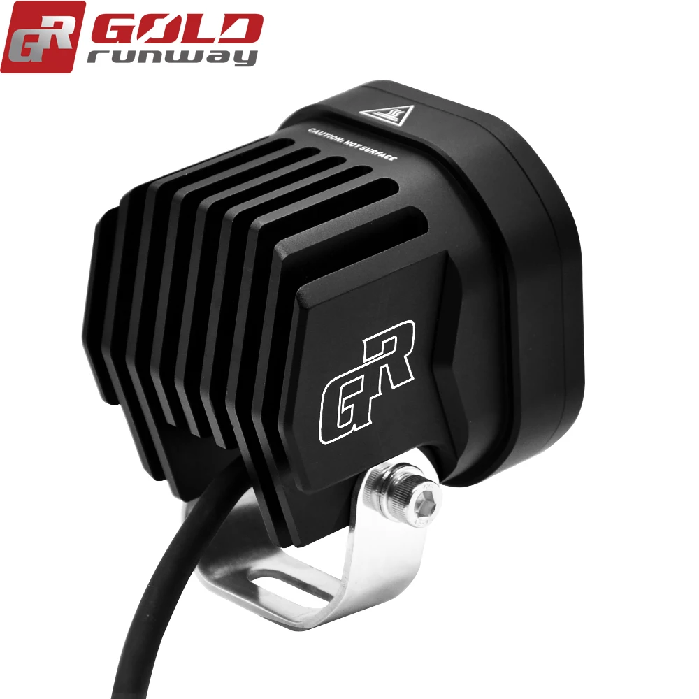 GOLDRUNWAY 1X 40 Вт мотоциклетные ATV USA U3 Светодиодные фары для вождения противотуманных