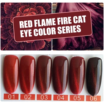 

MIZHSE 3D Cat Eye Gel Nail Glitter UV Gel Enamel Semi-Permanent Gelled Nails Supplies Gellak Primer Magnetic Gel Polish