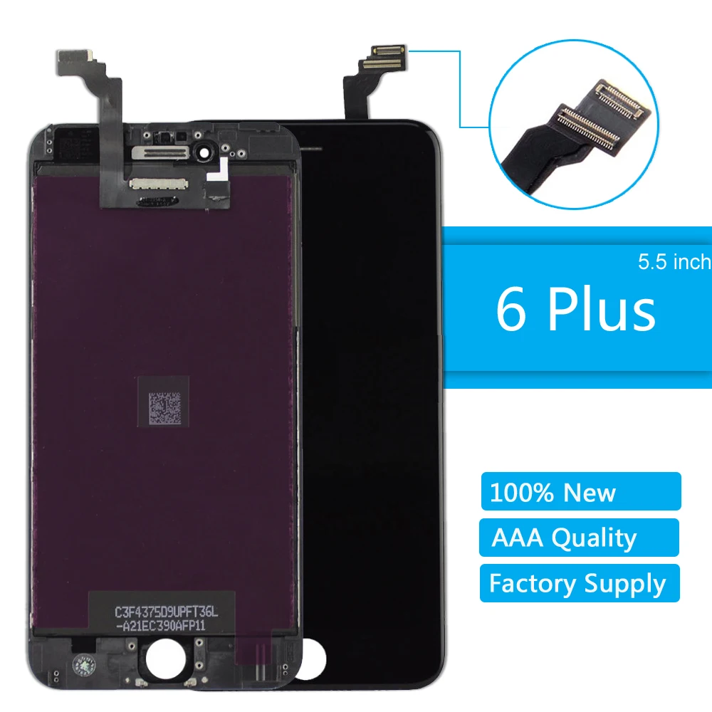 Для iPhone 6 plus ЖК-экран высокого качества ЖК-дигитайзер в сборе для Plus 5 ''замена