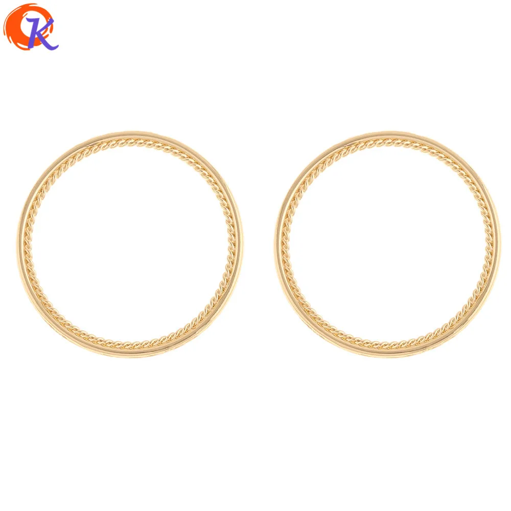 

Cordial Design 100Pcs 32*32MM Jewelry Accessories/Earrings Connectors/Round Shape/DIY Jewelry Making/Hand Made/Earring Findings