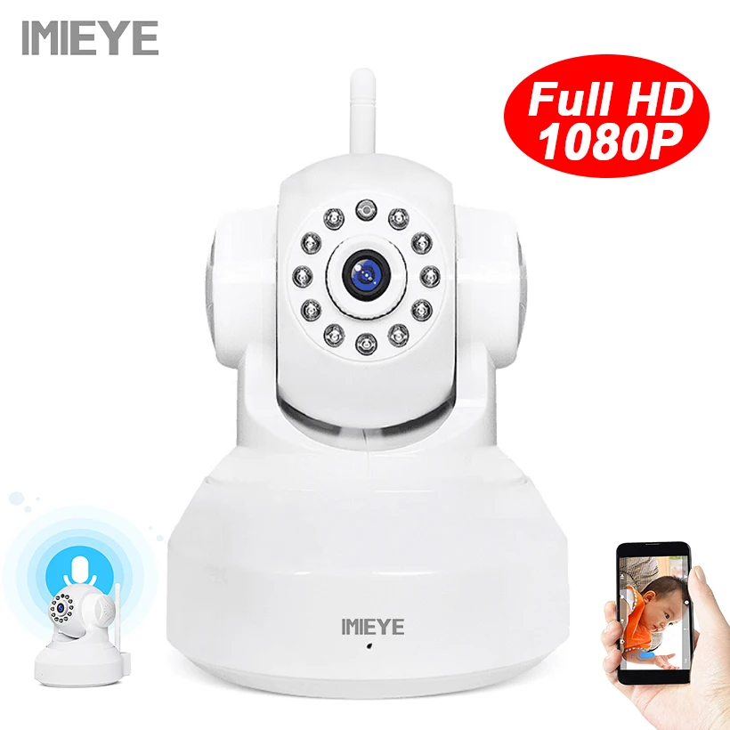 IMIEYE 2MP 1080P Full HD IP Network Wifi Camera WireAlarm Mini CCTV