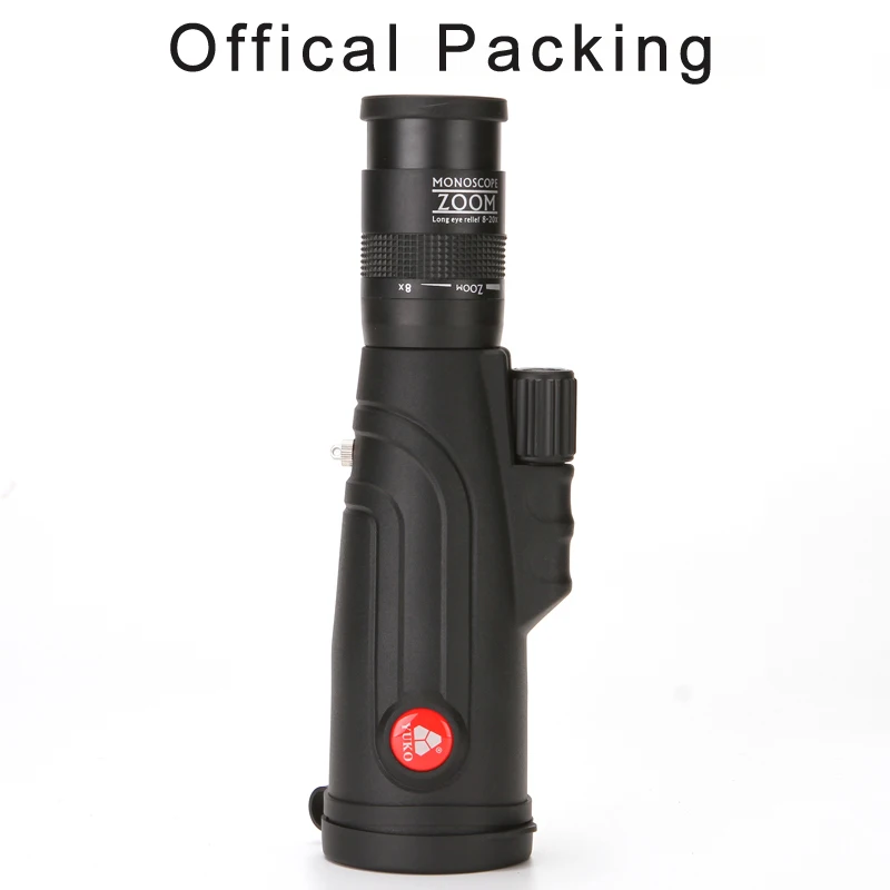 Offical Packing Высокая мощность 8-20x50 зум Монокуляр телескоп водонепроницаемый охота Bak4 призма полностью многослойный охотничий бинокль для кемпинга - Цвет: Offical Packing