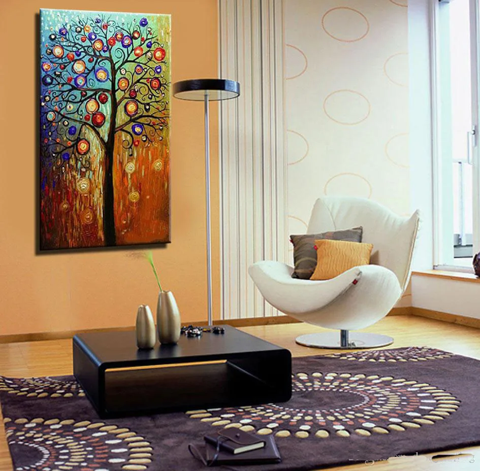 Online kopen wholesale abstracte boom schilderen uit china ...