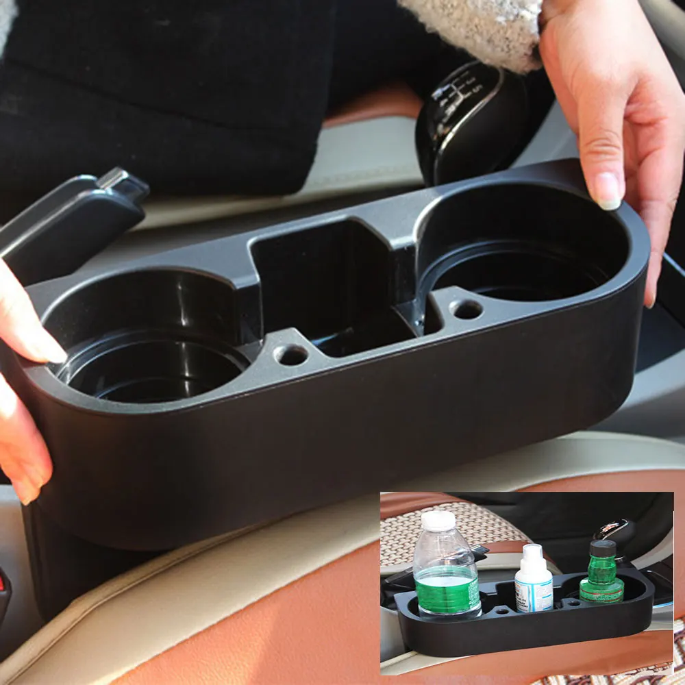 

Universal Mount Drink Bottle Organizer Car Auto Vehicle Cup Holder Stand Car Accessories Stuff Slot Storage Box Drink Holder