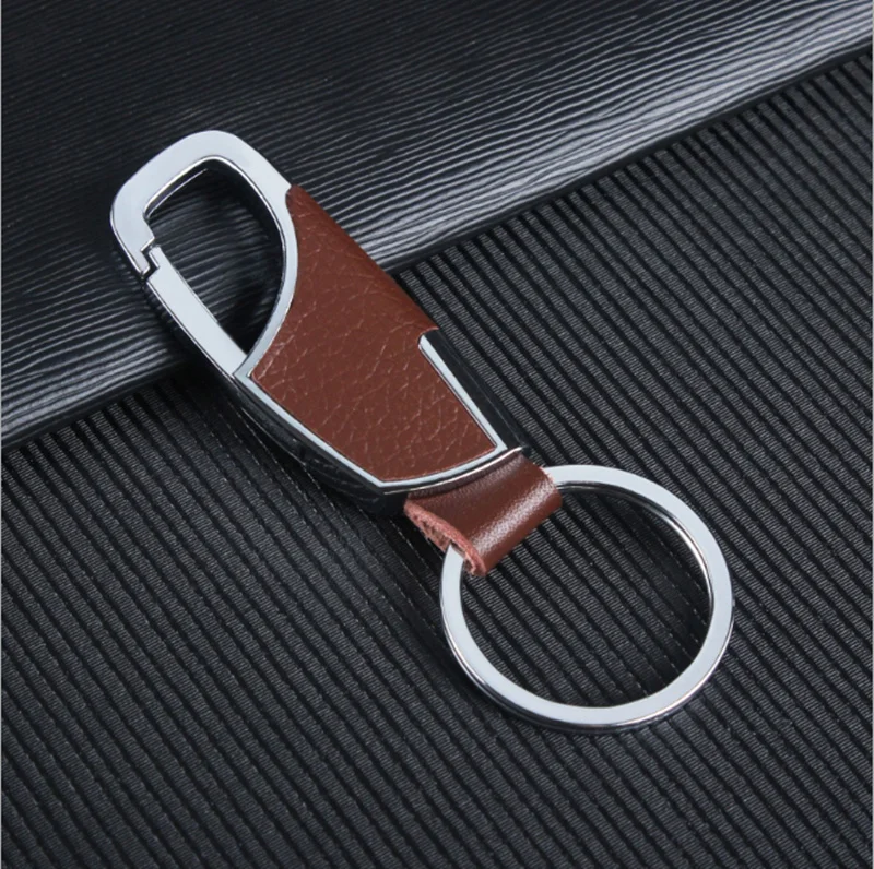 Stylish Genuine FIAT Leather Laser keyring key chain Limited Supply 