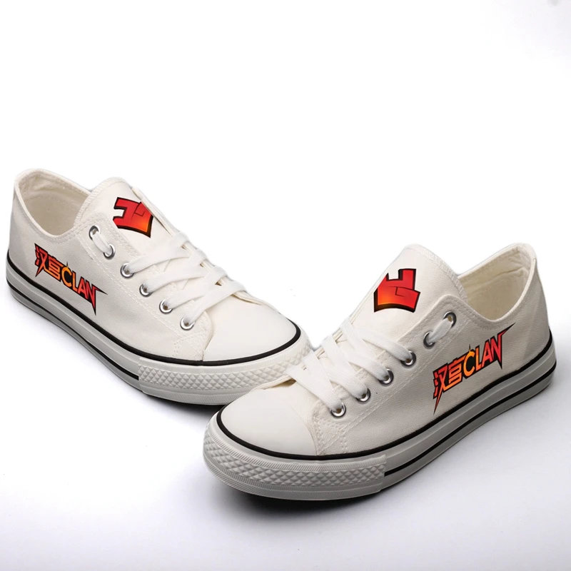 

Hot Game Custom Printed Men Canvas Shoes Low Top Streetwear Man Boy Casual Flats Outdoor Leisure Tenis Shoes Espadrilles Calcado