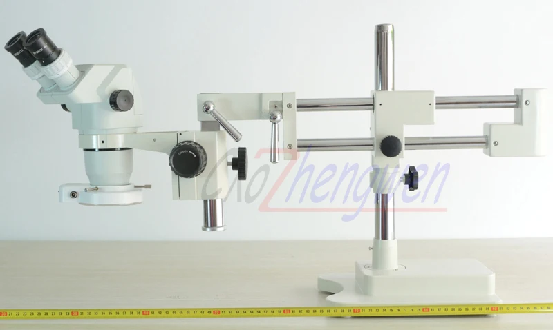 FYSCOPE 6.7X 45X ! DOUBLE BOOM STAND BINOCULAR HEAD STEREO
