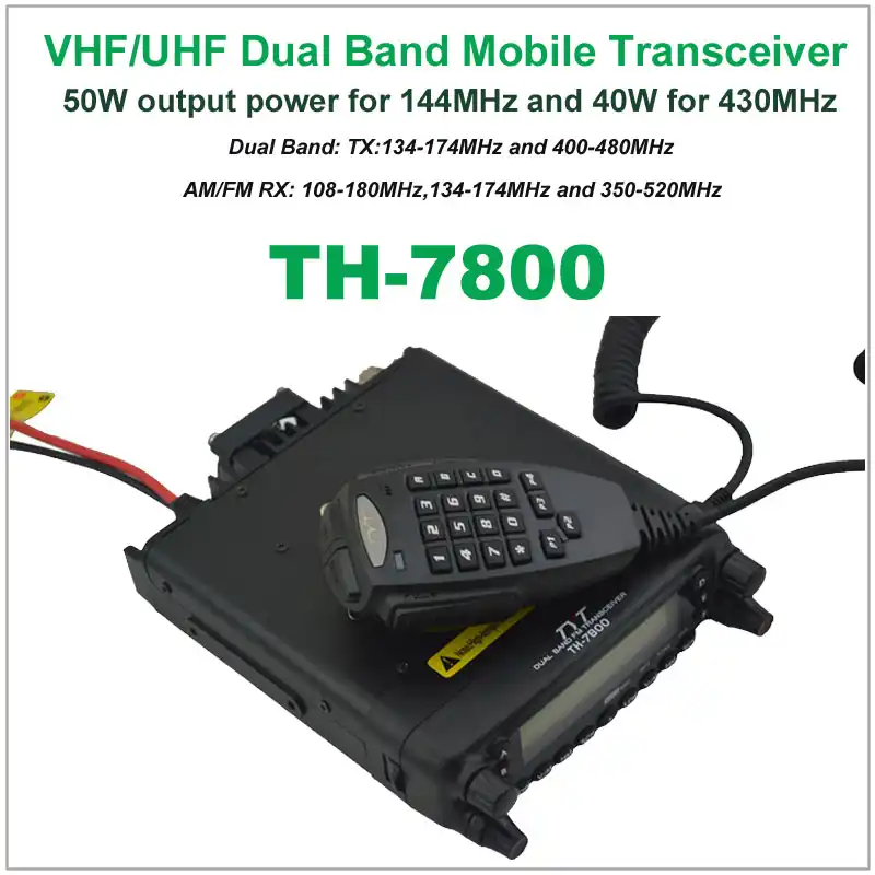 Tyt Th7800 Tyt Th 7800 Autoradio Mobiele Radio Transceiver Dual Band 136 174 400 480 Mhz 50 W Vhf 40 W Uhf Mobiele Radio Station Mobile Radio Station Radio Stationtyt Th 7800 Aliexpress