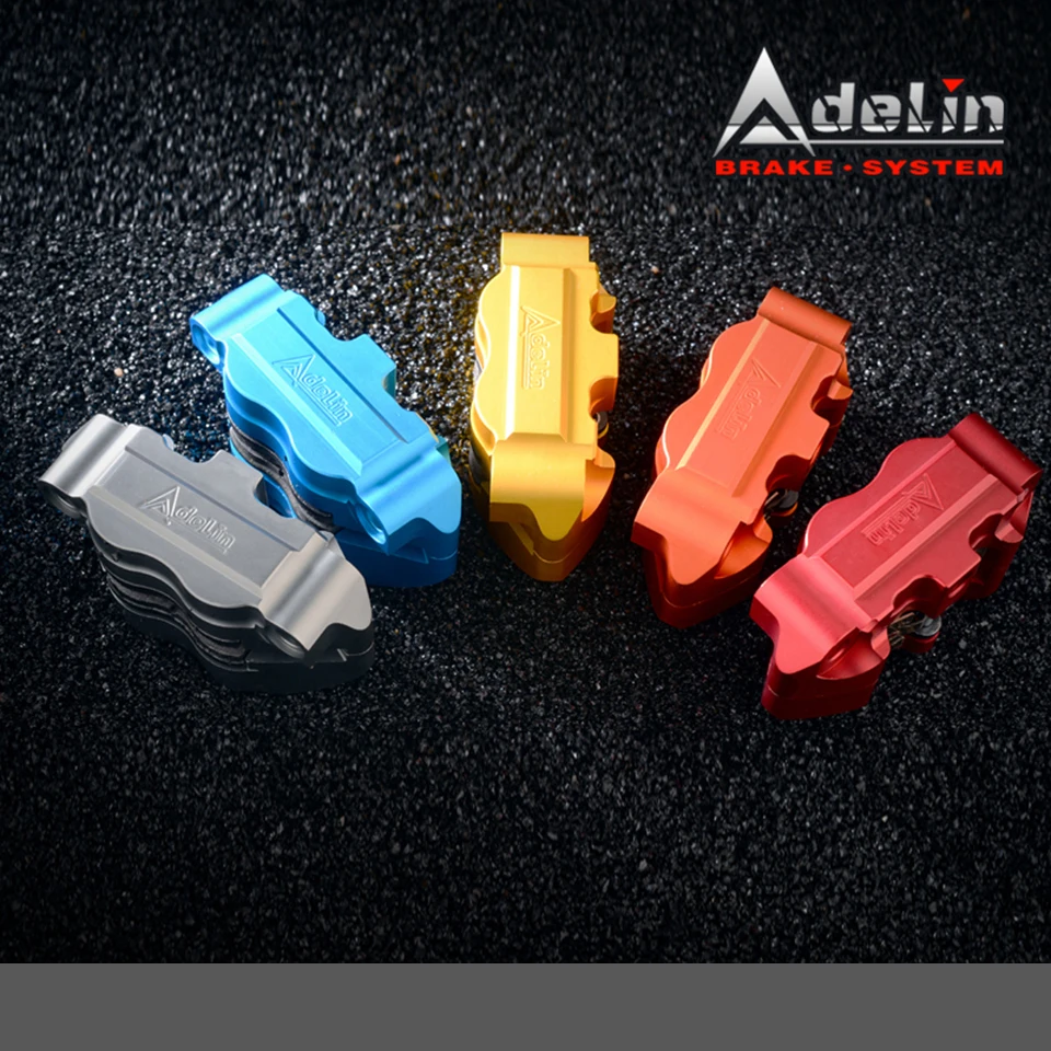 Adelin CNC ADL-4 мотоцикл 25 мм x 4 поршневой тормозной суппорт насос 82 мм крепление для BWS Yamaha скутер изменить