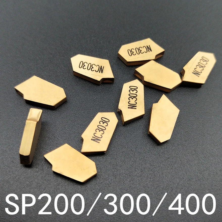 

10pcs SP200/SP300/SP400 NC3030 lathe cutting tools set with insert Carbide inserts milling&turning Tool CNC Tools cutter tools