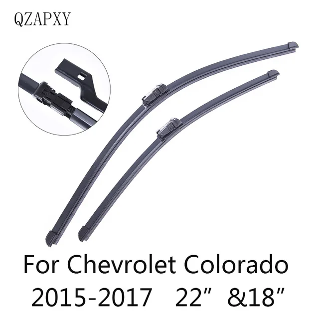 QZAPXY Car Wiper Blades for Chevrolet Colorado 22"&18"2015 2016 2017