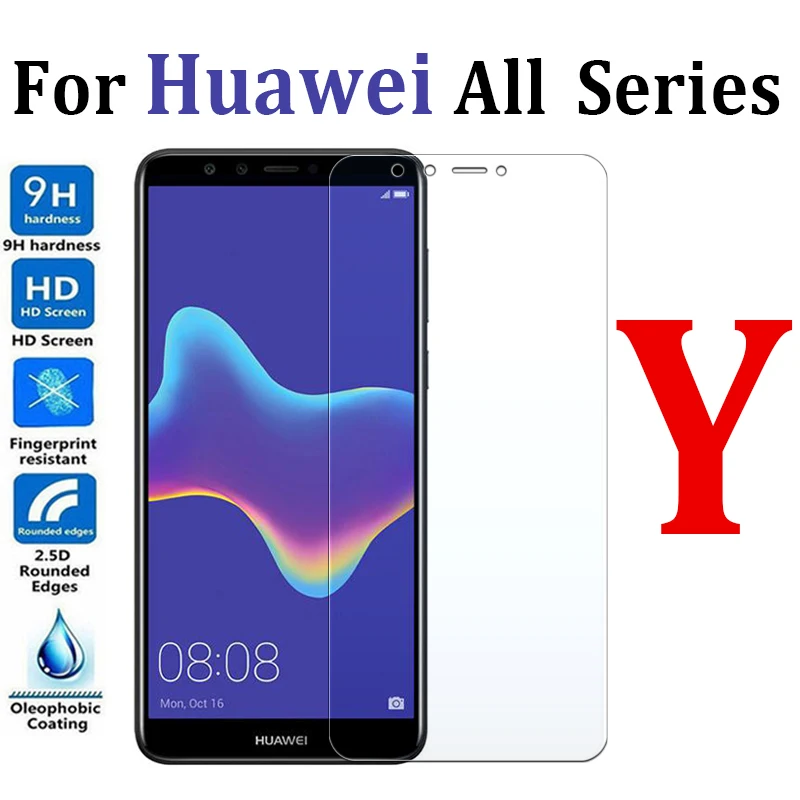 Для Huawei Y6 Prime 2018 стекло на Huwei Y7 Y9 Y3 Y5 ii 2017 Защитная пленка для экрана Y 3 5 6 7 9