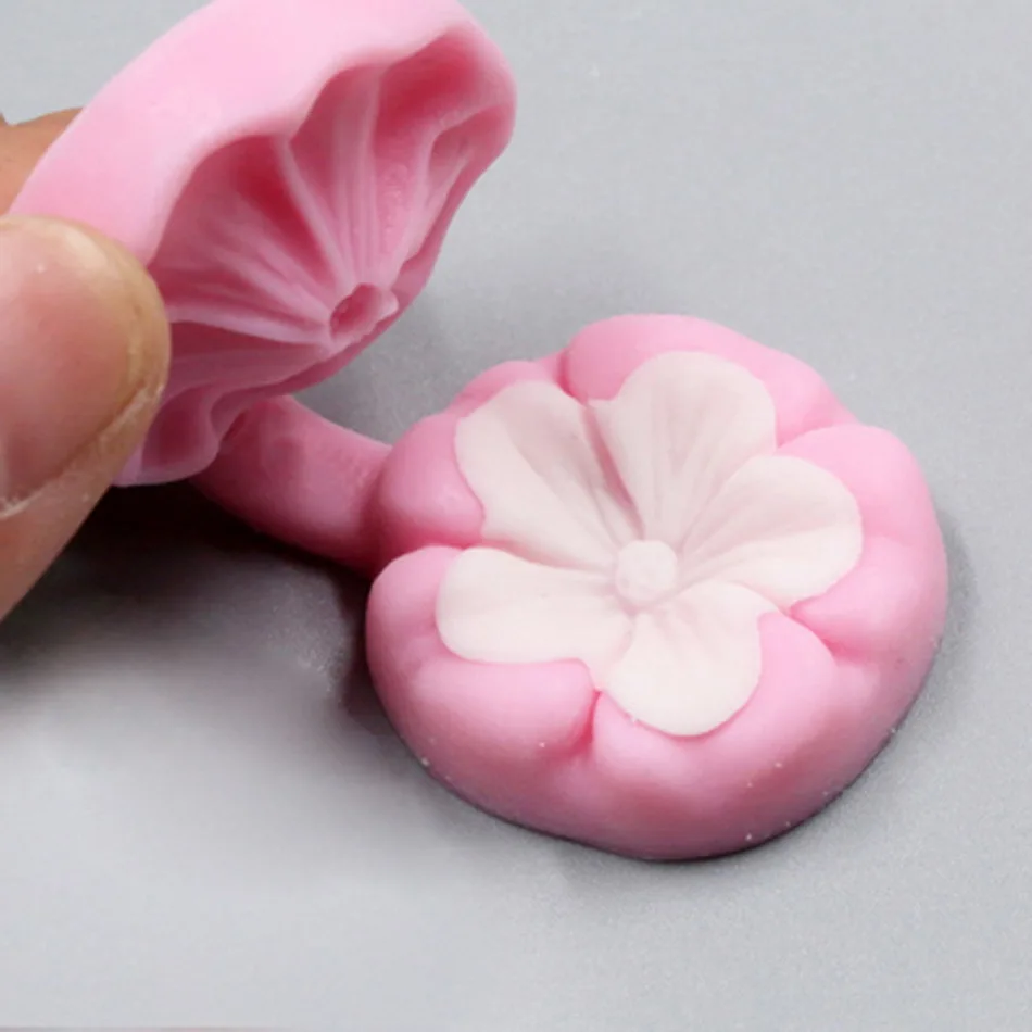 

AttractiveBeauty Silicone Flower DIY Cake Mould Sugar Craft Tools Fondant Decorating Baking Mold Mould N20A