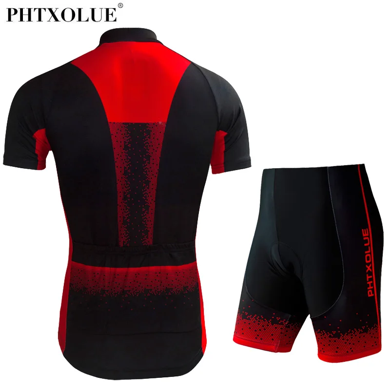 Phtxolue 2019 الصيف قمصان قصيرة الأكمام الدراجات الملابس تنفس الدراجة الفانيلة مجموعة دراجة جبلية ارتداء مايوه روبا Ciclismo