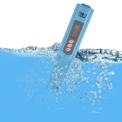 1 шт. TDS портативный ЖК цифровой 0-9990ppm тест качества воды ручка анализатор твердости стильный по всему миру магазин