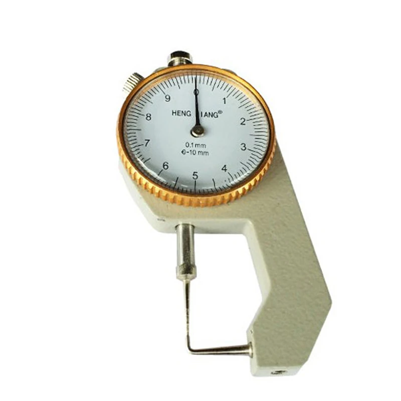 

Dental Thickness Gauge curved tip measuring pipe wall thickness of the sheet caliper dial measuring range 0-10mm precision 0.1mm