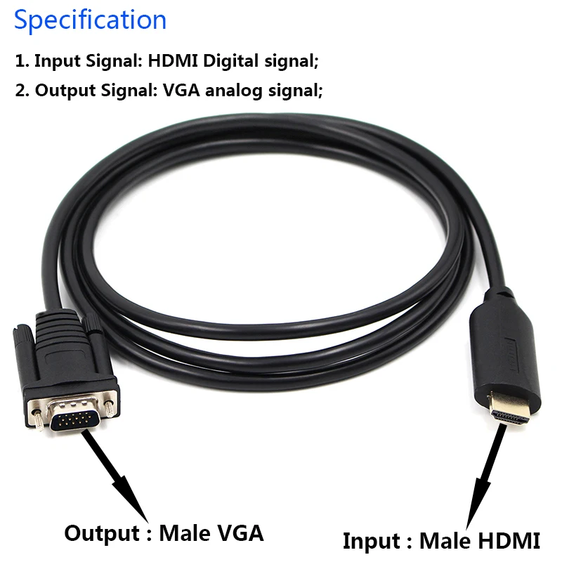 HDMI к VGA адаптер цифро аналоговый видео аудио конвертер Кабель разъем для Xbox 360 PS4
