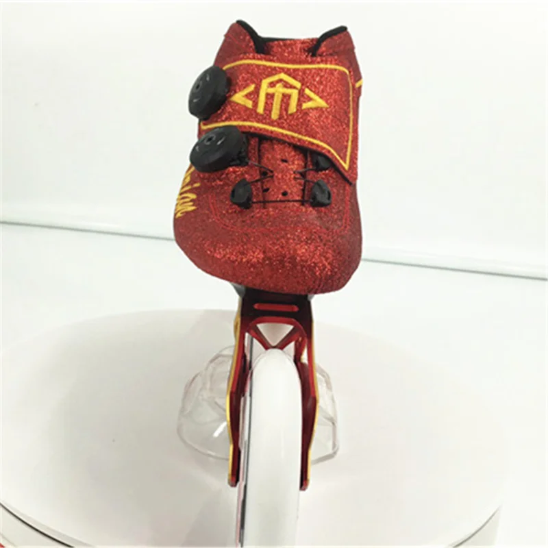 2018 بريليانت 6-طبقات الكربون الألياف Starsky المهنية مضمنة سرعة التزلج على الجليد مقبض قابل للتعديل غير رباط الحذاء قفل أفعى الأسطوانة