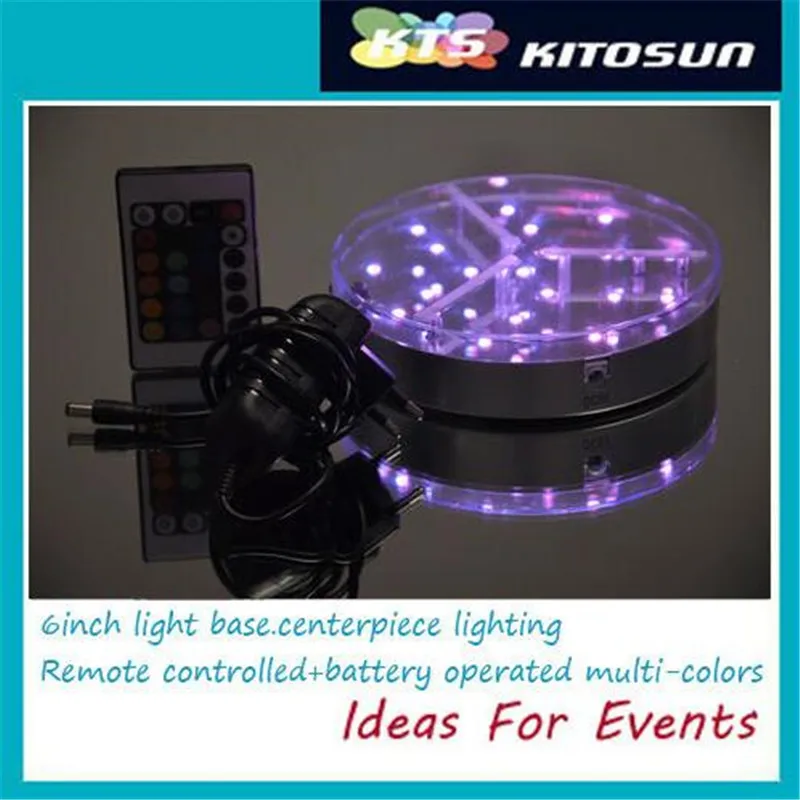 1pieces / Lot Round Rechargeable LED Light Base Perfect For Lighting Up