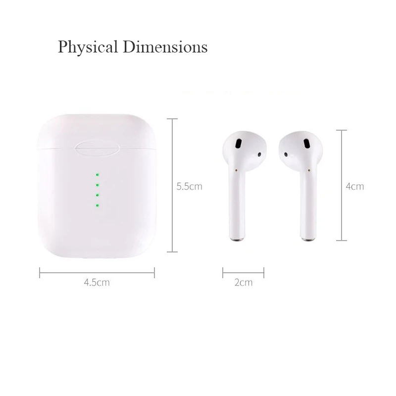 I10TWS Беспроводная bluetooth гарнитура спортивные музыкальные наушники стерео Handsfree