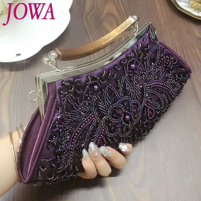 2017 New Design Women's Evening Bags Vintage Beading Sequined Totes