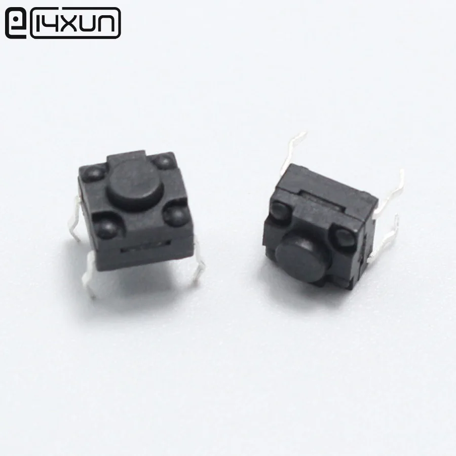 

5pcs 6*6*5mm 4pin Tactile Tact Mini Push Button Switch 6x6x5mm 4p Micro Switch Black Waterproof cap