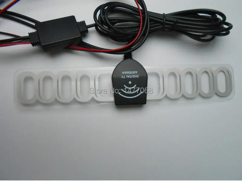 New Built-in Signal Amplifier Car Active Analog TV Antenna Auto Receivers RF & DC3.5 Connector