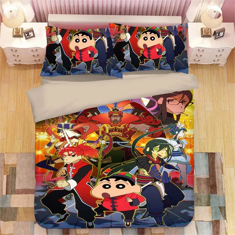 5 Crayon Shinchan 3D комплект постельного белья пододеяльники наволочки Аниме Crayon Shinchan одеяло комплекты постельного белья постельное белье - Цвет: 5