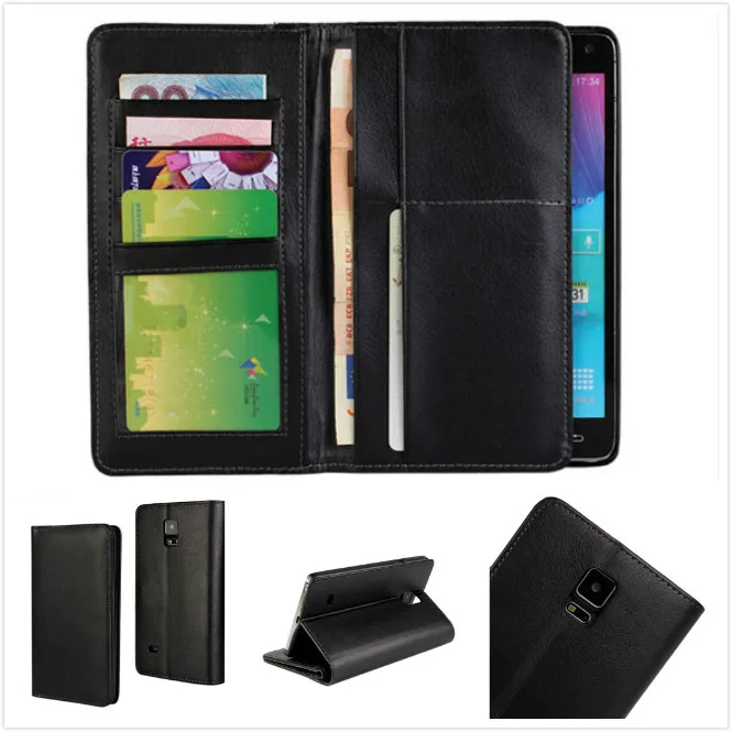 imágenes para Multi-función de la carpeta para samsung galaxy note 4 n9100 pu de cuero galaxy note 4 flip case cubierta con las ranuras para tarjeta + una directa imágenes para Multi-función de la carpeta para samsung galaxy note 4 n9100 pu de cuero galaxy note 4 flip case cubierta con las ranuras para tarjeta + una directa