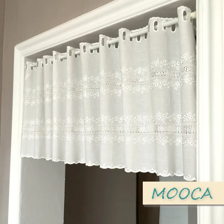 Бежевые шторы с вышивкой искусственная кожа для кухни|curtain picture|kitchen curtainkitchen curtain