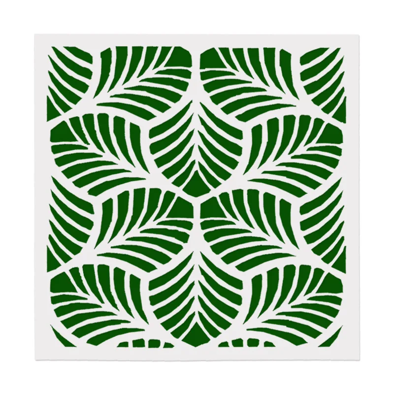 

15*15 Leaves Layering Stencils for Diy scrapbook/photo album Decorative Embossing coloring,painting stencil,home decor