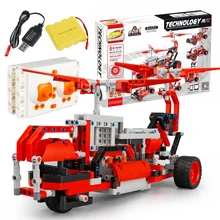 EBOYU(TM) SDL 2017A-22 2CH DIY конструктор, блоки RC Flyer Car 90 в 1 DIY RC автомобиль обучающая игрушка