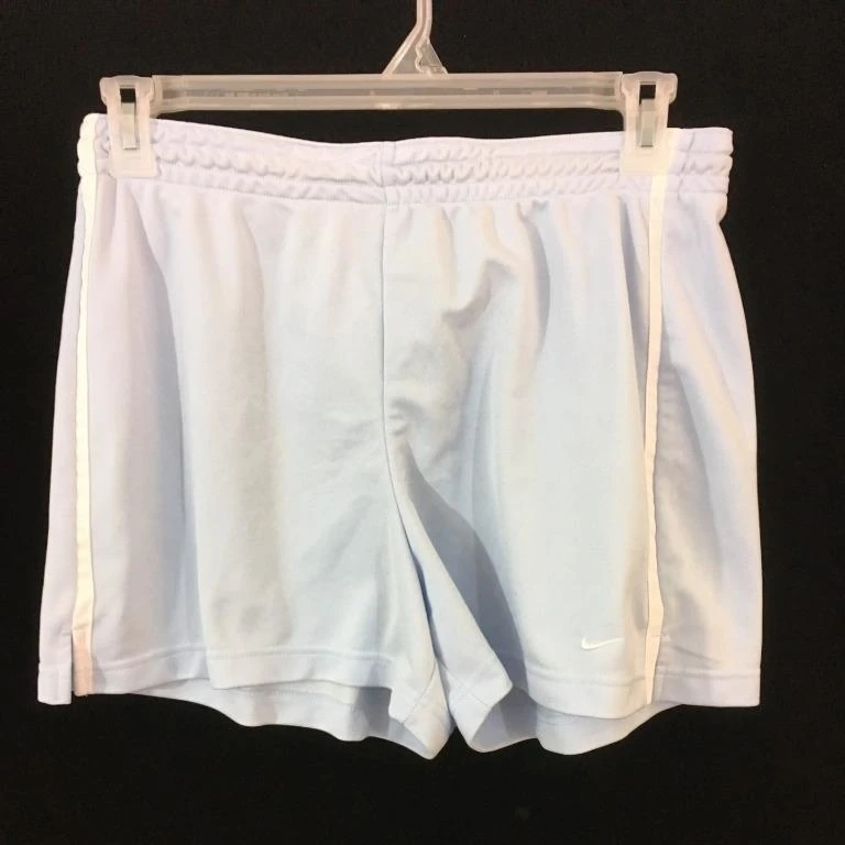 Nike womens shorts athletic Size L light blue polyester